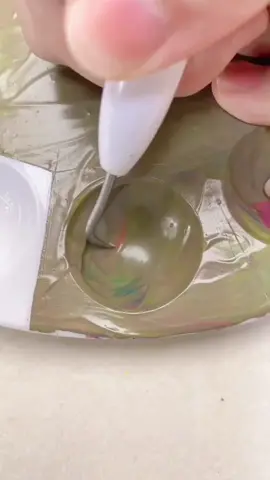 Satisfactory pigment removal #satisfying #paint #paintpull #oddlysatisfying #fyp 