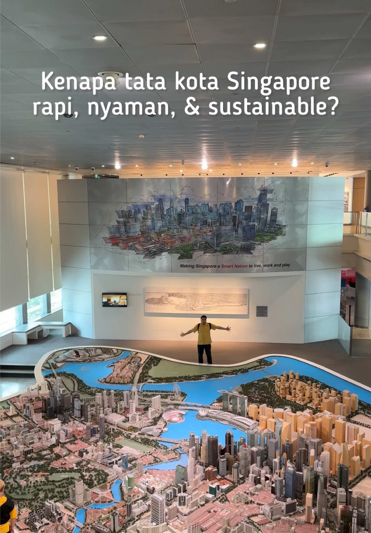 Where to go in Singapore kalo pingin tau semua hal tentang urban planning Singapore dari awal berdiri sampe hari ini. 📍 Singapore City Gallery #storytraveler #traveltiktok #singapore #urbanplanning #wheretogo 