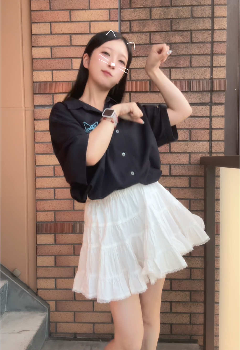 狐が似合うことには定評あります🦊🦊 #きつねダンス 