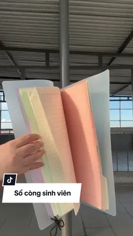 Sổ còng sinh viên 📖📚 #socong #socongsinhvien #soconga4 #socongb5 #reviewthubancan_ 