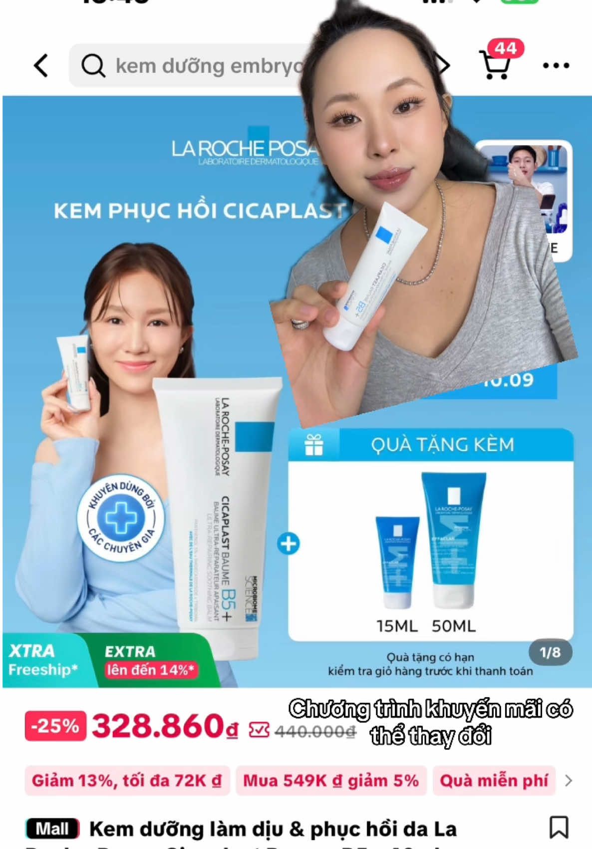 Dành cho bà nào bữa giờ tham khảo tính mua mà deal chưa ngon thì nay tranh thủ nha #LRPVN #larocheposayvn #cicaplast 