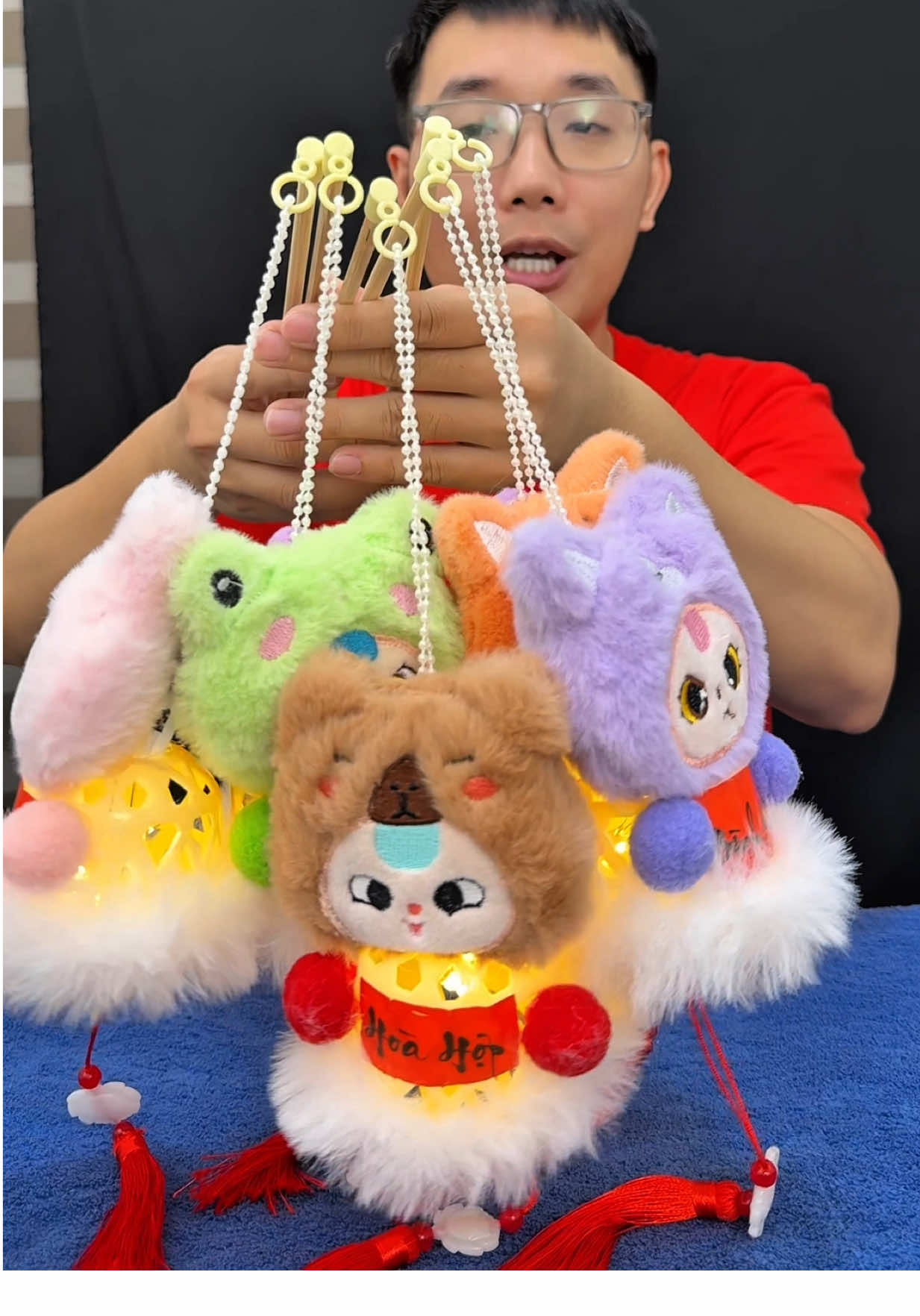 120K Combo 5 đèn lồng baby three cho bé vui chơi trung thu #denlongtrungthu #xuhuong 