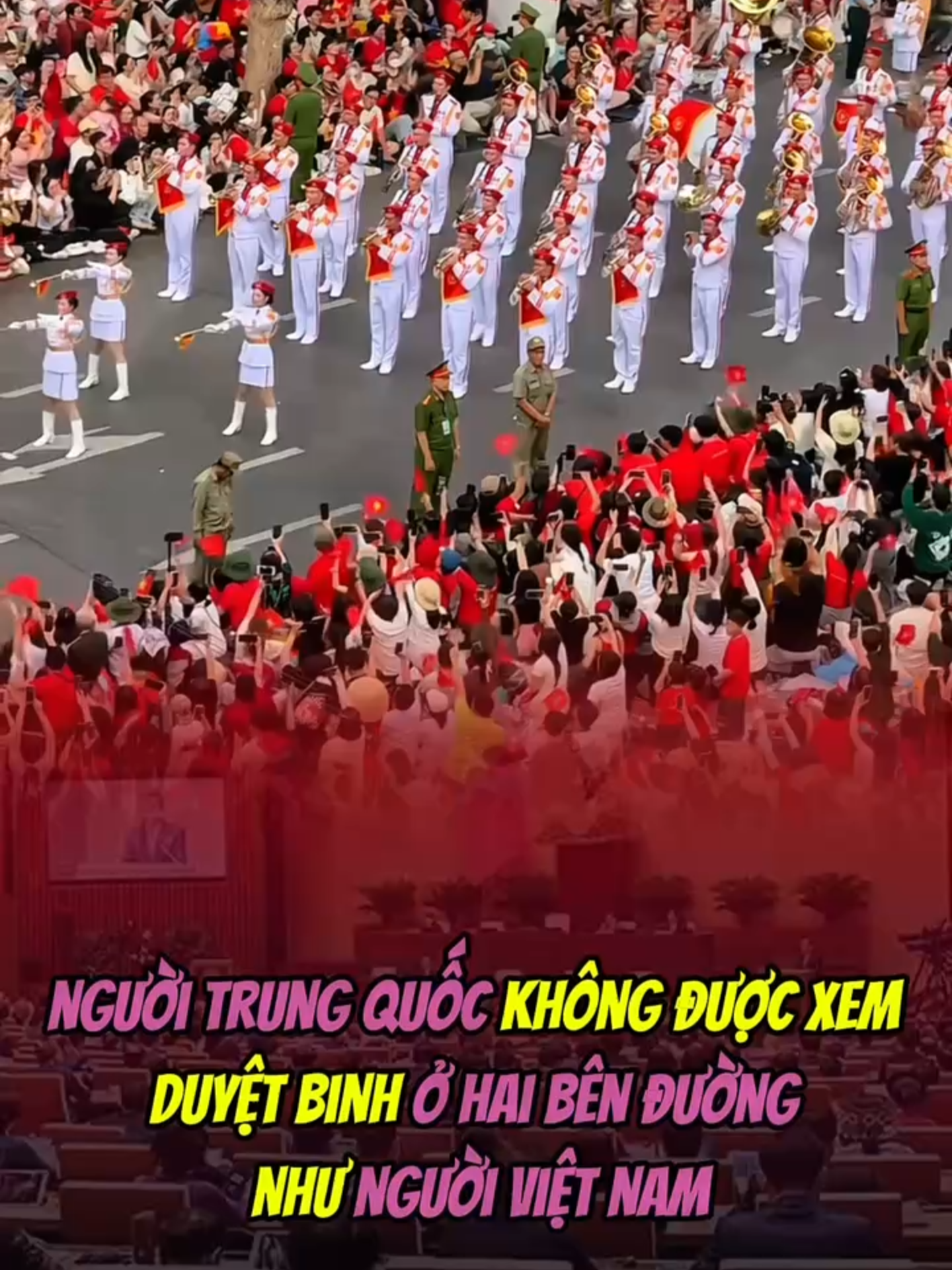 Vì sao người dân Việt Nam được xem diễu binh trực tiếp còn Trung Quốc thì không? #QuocKhanh #DieuBinh #Vietnam