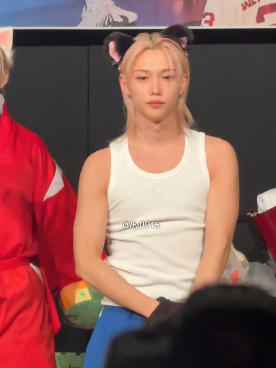 060925 Felix CEREMONY at fansign today🤍 #Felix #필릭스 #스트레이키즈  #StrayKids #KARMA  📷.lfy0915