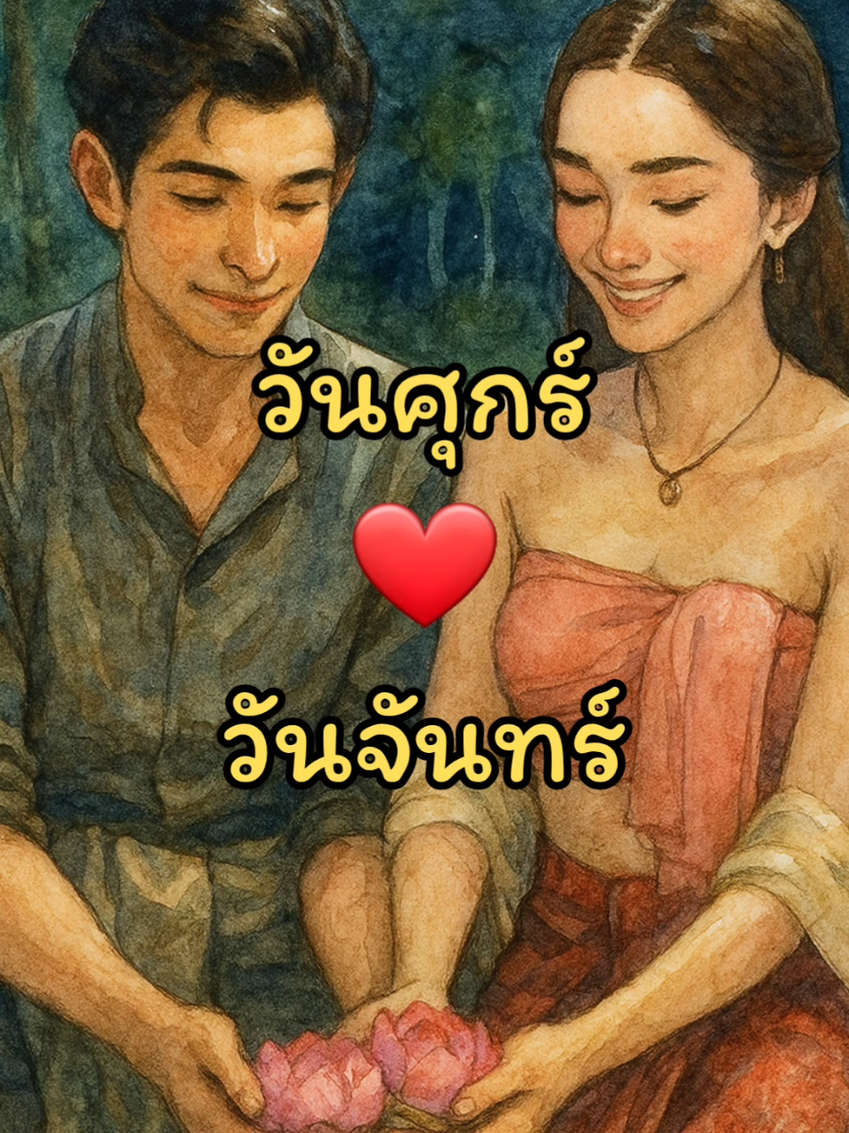 #คนเกิดวันศุกร์คู่กับคนเกิดวันจันทร์ #ดวงวันเกิด #สายมู #ดวงความรัก 