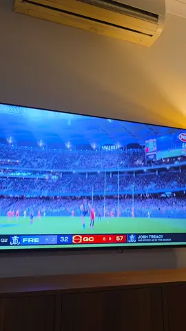 Trying to Kick a Goal after the Siren  #footy #afl #fyp #goldcoastsuns #fremantledockers 