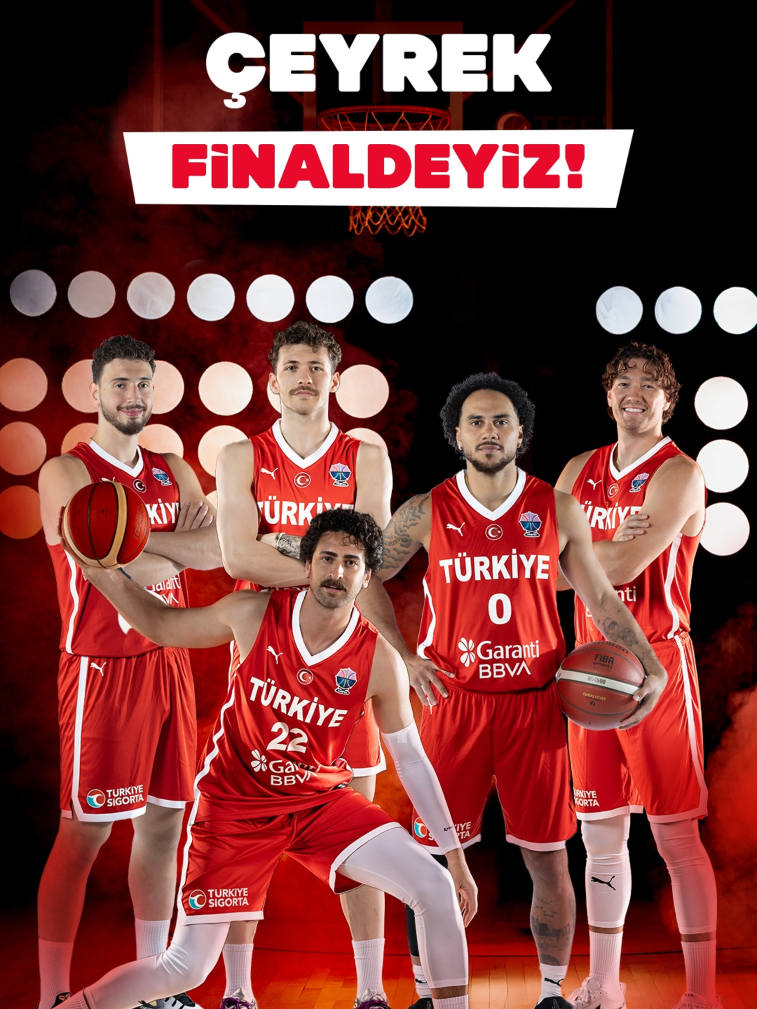 Çeyrek finaldeyiz! 🏀🔥 Basketbol Milli Takımlar Resmi Lezzet Sponsoru olarak, A Milli Erkek Basketbol Takımımızın EuroBasket 2025’te çeyrek finale yükselmesini coşkuyla kutluyoruz. Bizim işimiz %100 lezzet, sahadaki iş onların %100 mücadele… Birlikte bu güç: %100 destek! Haydi takım, yarı final yolunda yanınızdayız! #BuYolculukHepimizin