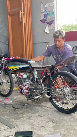 Engine on🙌🏻#ghopurgank🤙🏻 #herex300cc #herex300 #pjmgarage #herexsragen @widypeletpjmgarage 