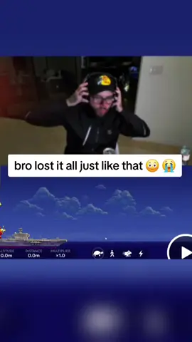 bro lost it all just like that 😳😭