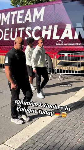 Kimmich & Gnabry in Cologne Today 🔥 #football #dfbteam #kimmich #cologne #gnabry 