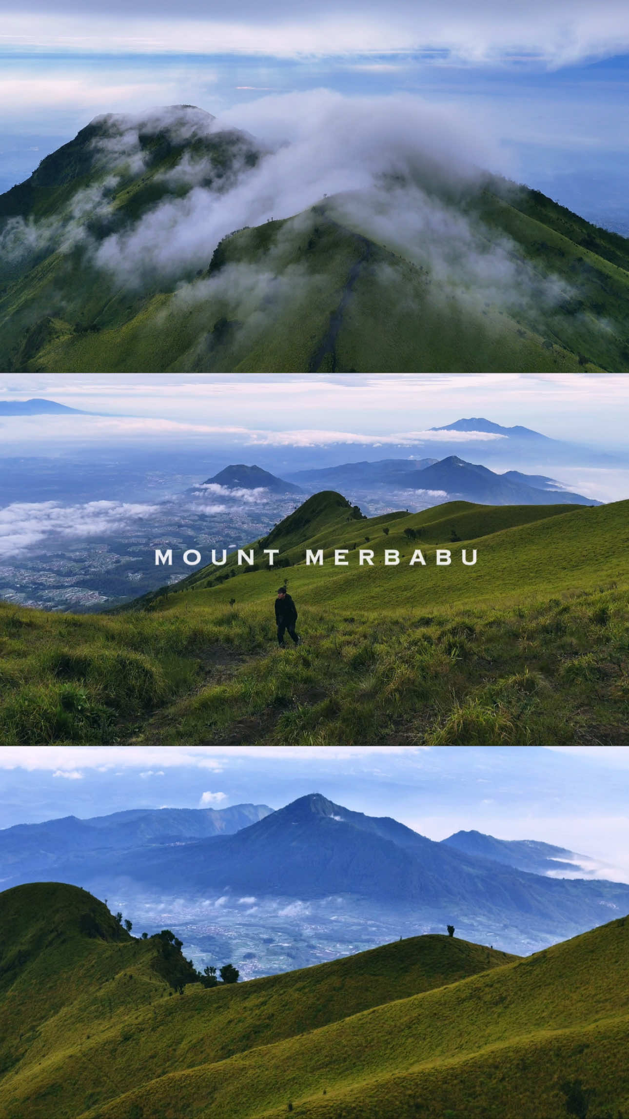 Bisa-bisanya ngedrone di Merbabu 🔥 🚁 @dji AIR 3 Fpv by @yusufriff  #pesonaindonesia #wonderfulindonesia #merbabuviasuwanting #merbabu #dji      