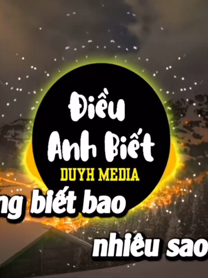 Điều Anh Biết -  Tran Binh @ma.tin429