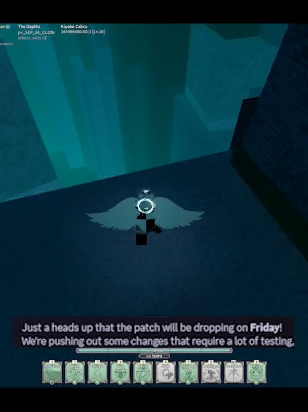 FLYING IN DEPTHS #deepwoken #deepwokentiktok #deepwokenroblox #typesoul #aba