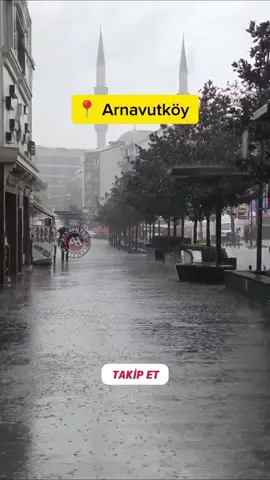 Arnavutköy'de sağanak yağış etkili oluyor. #istanbul #arnavutköy #yağmur #kış 