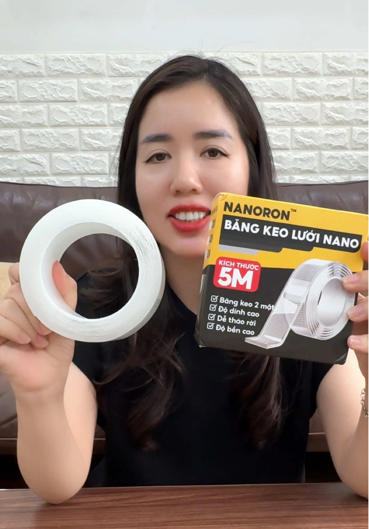 Băng Keo Nano 2 Mặt Siêu Dính Khổ To #bangkeo #bangkeonano #bangkeo2mat #bangkeo2mattrongsuot #hangrucro🌞 