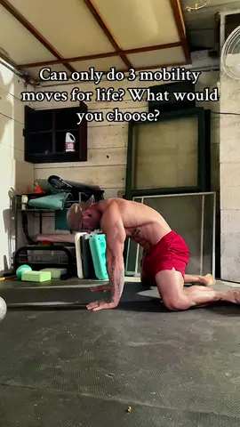 But really you should be doing what’s needed for what you’re lacking daily untill you’re in a better spot then have a few different things each day and rotate through #mobility #workouttips #morningroutine 