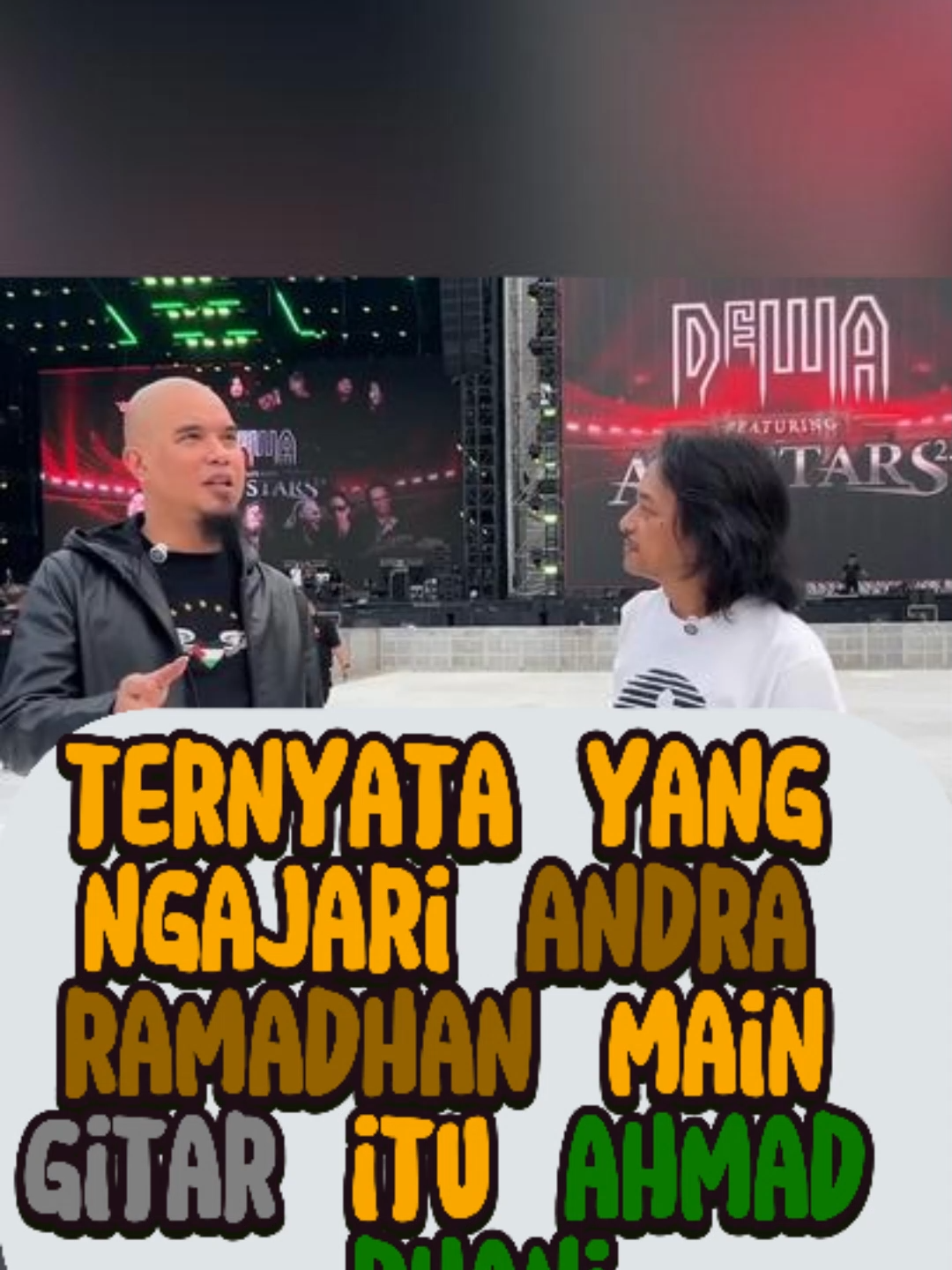 andra ramadhan di ajari main gitar oleh ahmad dhani?  #ahmaddhani #dewabudjana ##beritahariini #konserallstar #dewa19 #viral #fyp #andraramadhan
