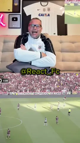 Reação corintiana com a goleada do Flamengo sobre o Corinthians😂😂 #react  #Flamengo  #corinthians  #futebol 