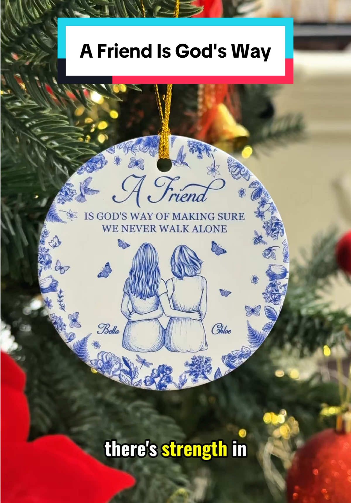 Let God's gift of friendship shine through this symbol of enduring bonds 🌟 🌼 #macorner #ceramicornament #friendshipgifts #spiritualornament #enduringbonds