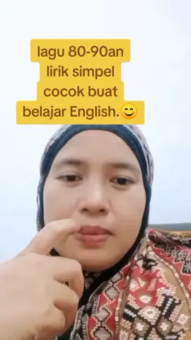 belajar English=kursus ❌  belajar English=nyanyi lagu 80-90an ✅ #hariini #hits #hits80 #hitsong 