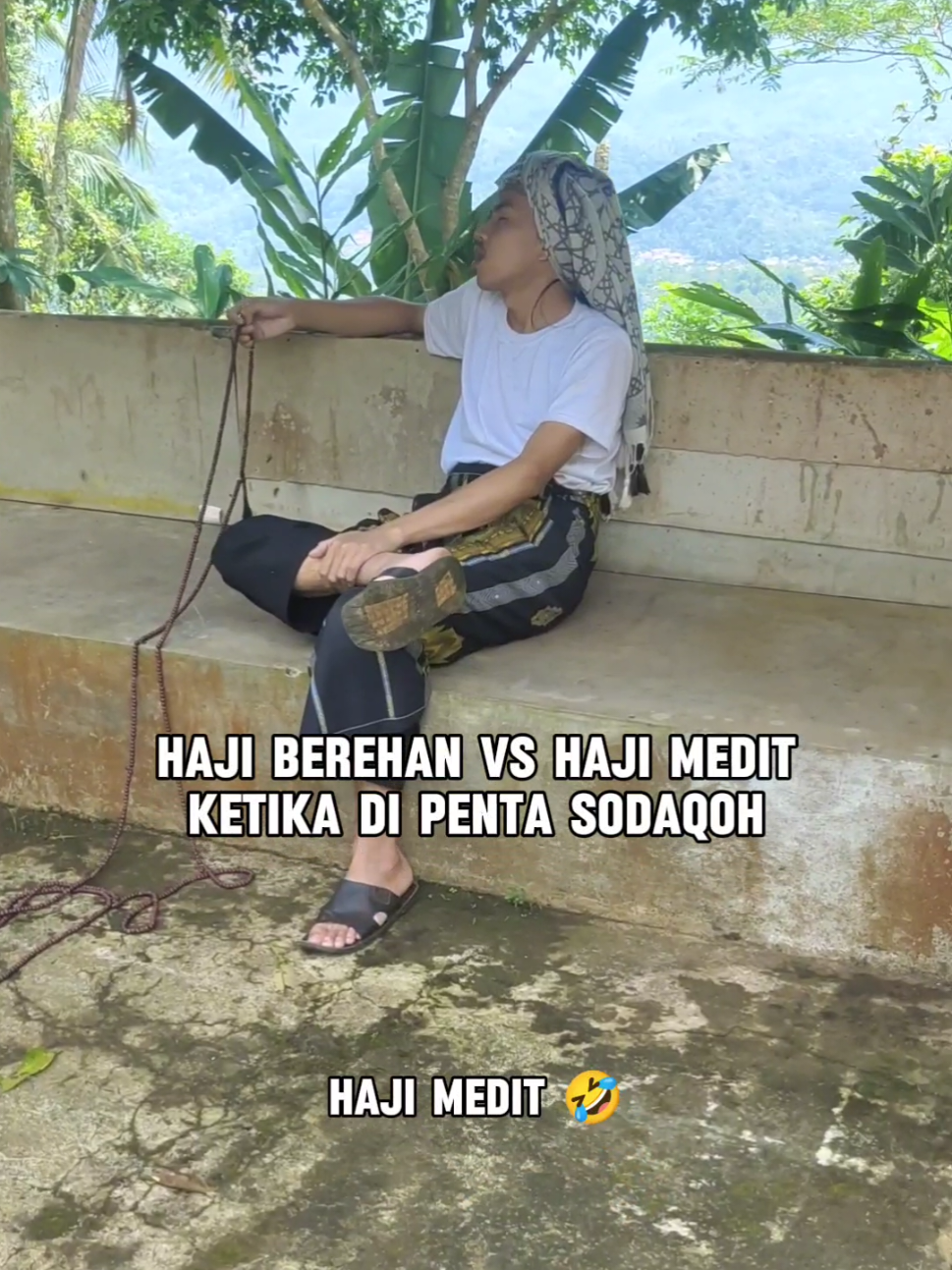 😂😂😂😂😂 #santri #haji 