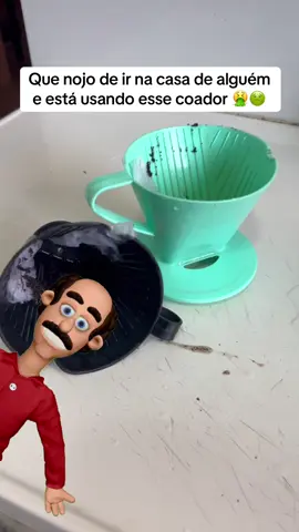 Se eu for na casa de alguém e tive esse coador aqui, eu vou embora  #cafe #cafeteria #cafegourmet 