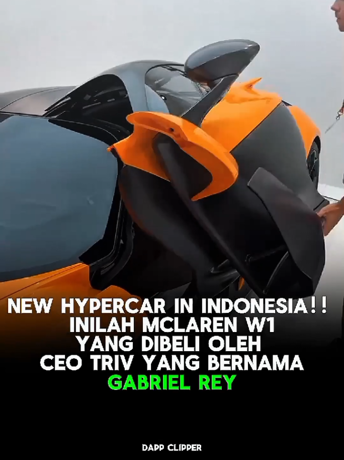 dan McLaren W1 ini harga nya 80M+ guys☠️🔥 @Gabriel Rey | CEO @triv.co.id #gabrielrey #cryptowave #fyp 