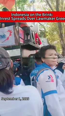 The immediate trigger for this protest was a controversial allowance policy for members of parliament. #Indonesia #Protest #Government #Politics