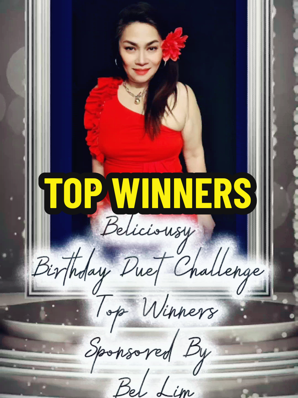 Congratulations to all the winners.   Please DM your GCash to Wintors for your prize.  ♥️♥️♥️🌹🌹🌹👏🏻👏🏻👍 #beliciousybirthdayduetchallenge2025  #beliciousy  #dream_alliance🌟  #dreamkonteseras 