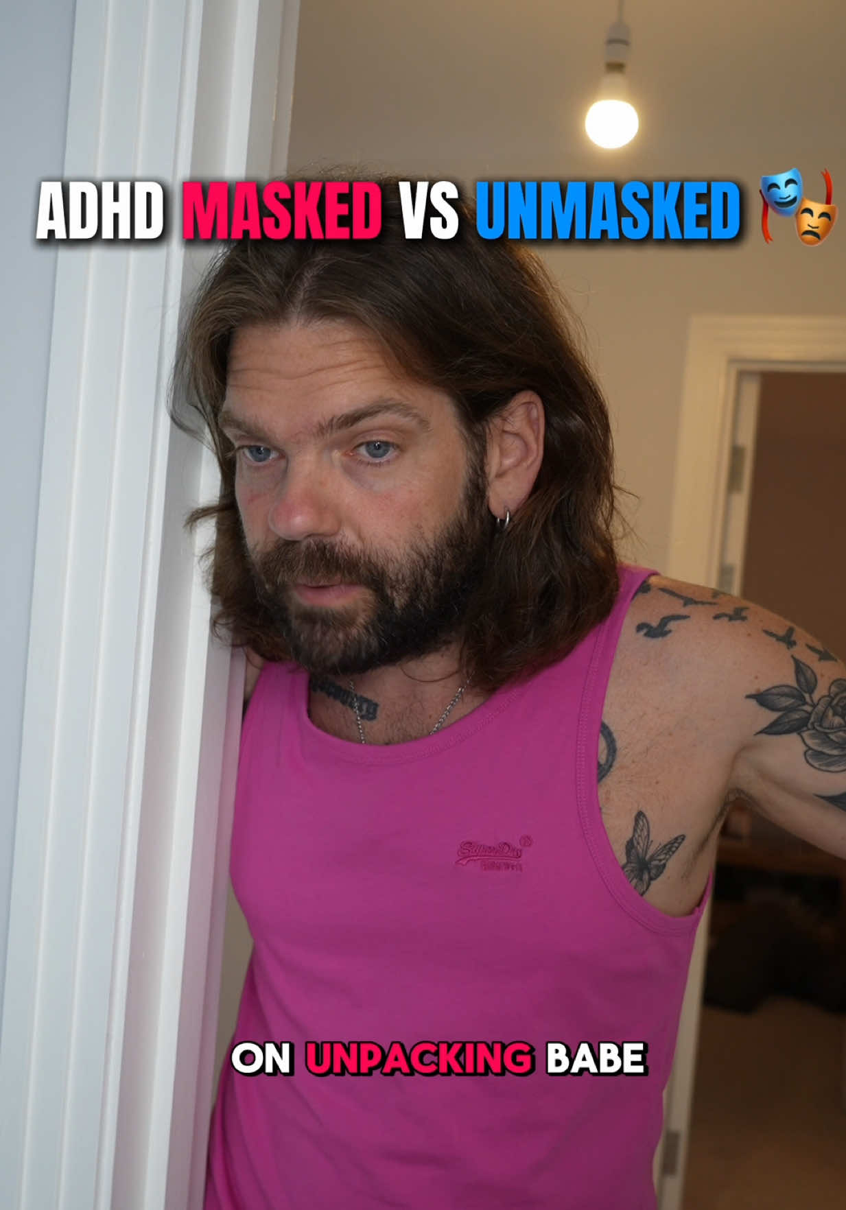 Masking vs unmasking with ADHD 🩵🧠 #neurodivergent #neurodiversity #adhd 