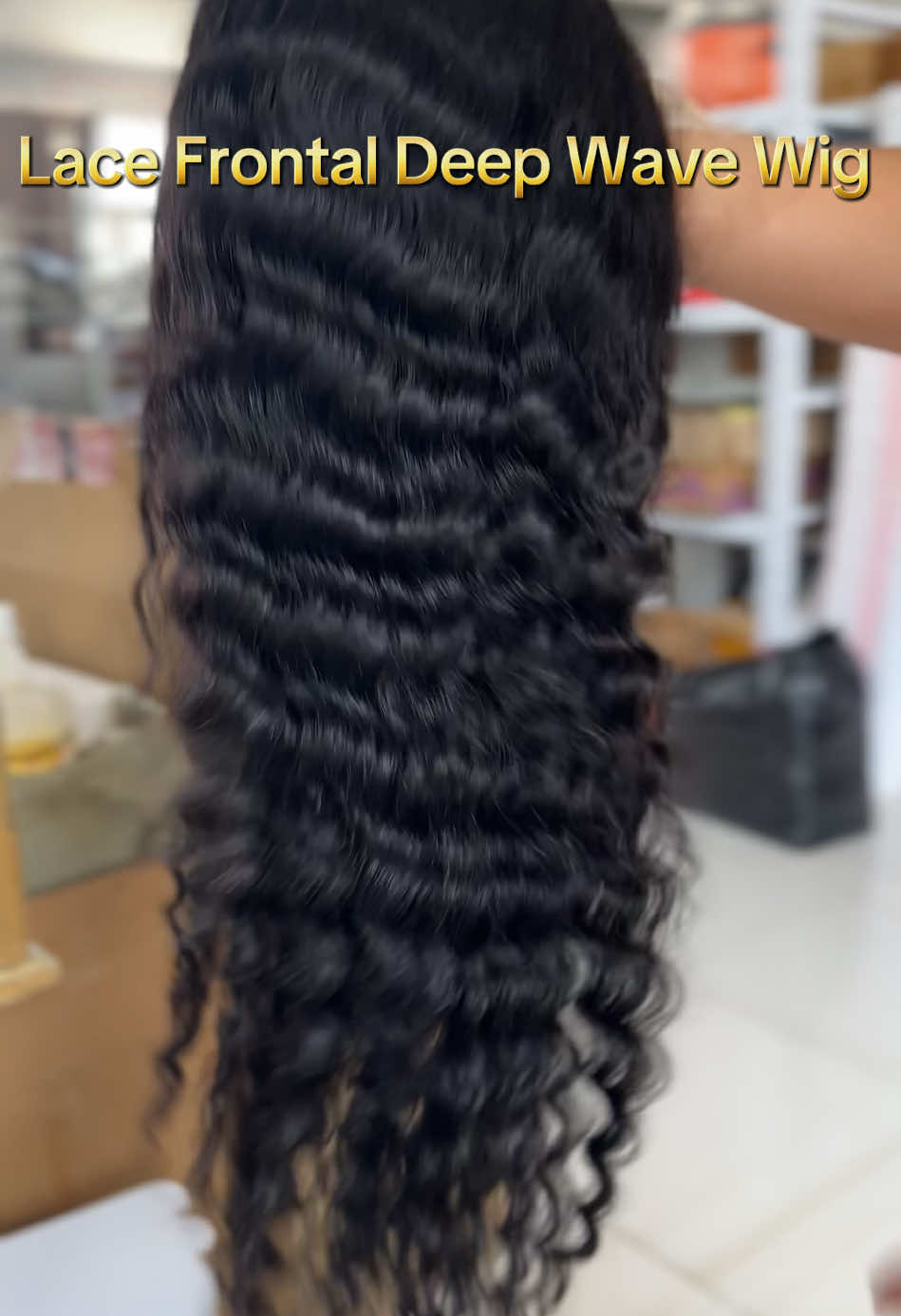 Bling Hair Deep Wave Lace Frontal Human Hair Wig For Woman 180% Density Sale.#RushReady2025 #blinghairfastdelivery #fallfreshness #GetReadyforFashionWeek #tiktokshop #fyp 