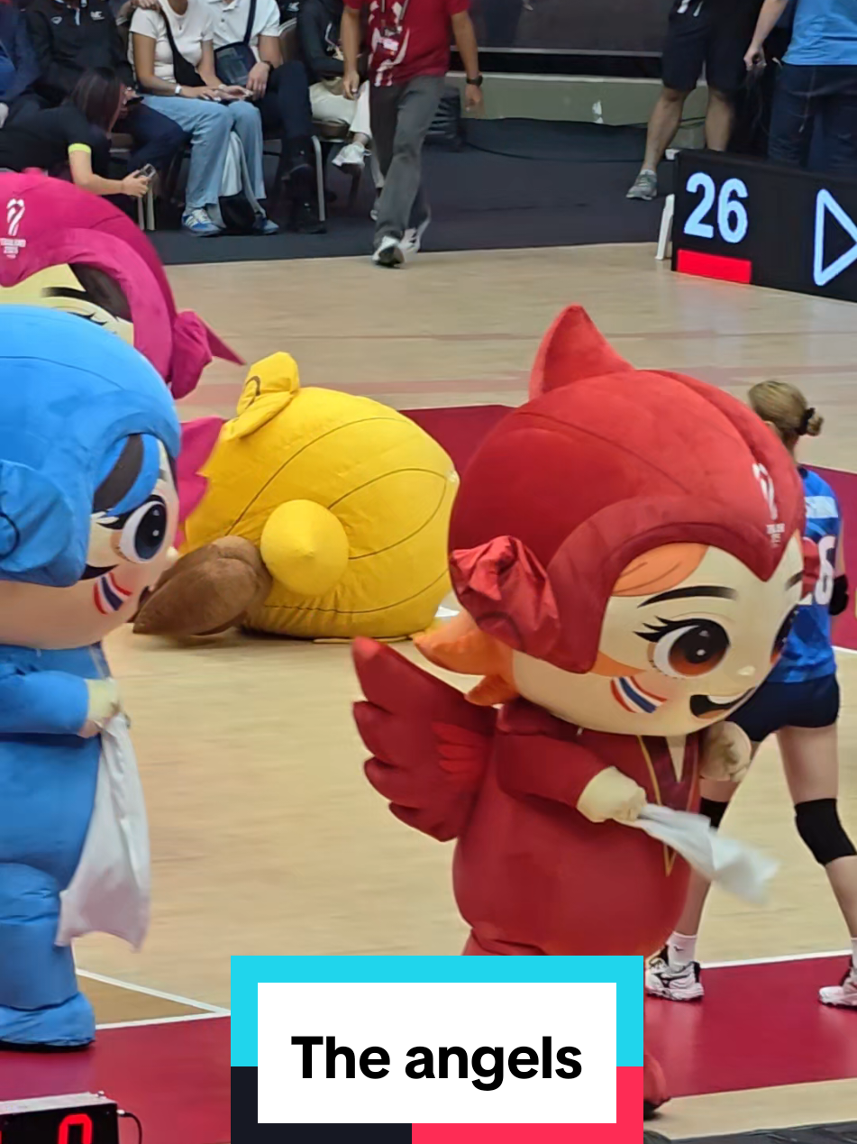 • จะให้เรียก Angel จริงเหรอ 5555 🗓️ 6 กันยายน 2025 #fypシ゚viral #wwch2025 #volleyballworld #theangels #thailand 