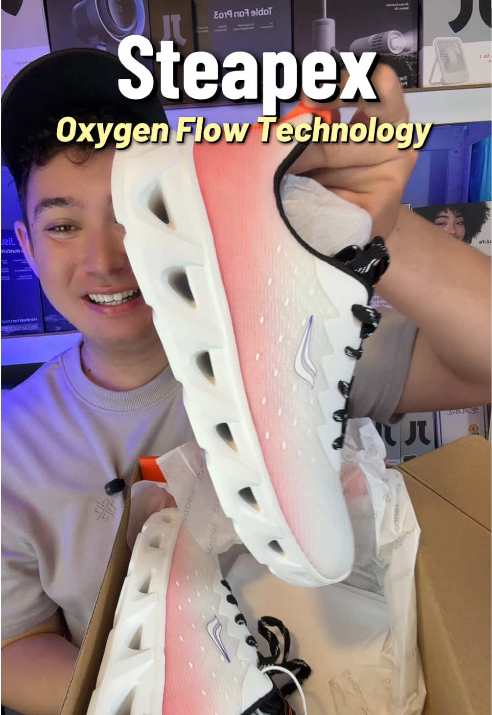 Running Shoes with Oxygen Flow Technology ng Steapex ✨ #runningshoes #joggingshoes #unisexshoes #steapex #affordableshoes 