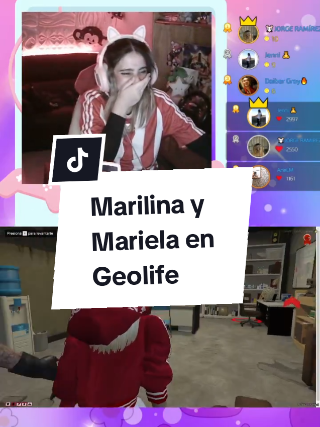 llegó el papá de Marilina y Mariela a Geolife ✨️😅 quién es la hermana más rebelde? oikovaimakatu jeyma hikuai 🤣🤣  con la genial de @SOPIGAMER1  #gtarp #gtarpmoments #rolplay #geolife 