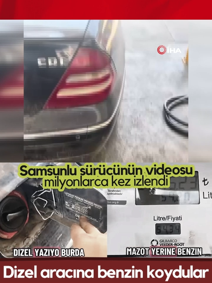 Samsun'da, bir akaryakıt istasyonunda yaşanan talihsiz bir olay, sürücünün dikkati sayesinde büyük bir hasara yol açmadan atlatıldı ve sosyal medyada gündem oldu. Dizel otomobiline yanlışlıkla 54 litre benzin konulan sürücü Talha Çalık, o anları paylaştığı videonun 2 milyondan fazla izlenmesiyle bir anda ilgi odağı haline geldi. #samsun #olay #sondakika #sondakikahaber #samsunhaber #fyppppppppppppppppppppppp #fyp #gündem #fypシ゚