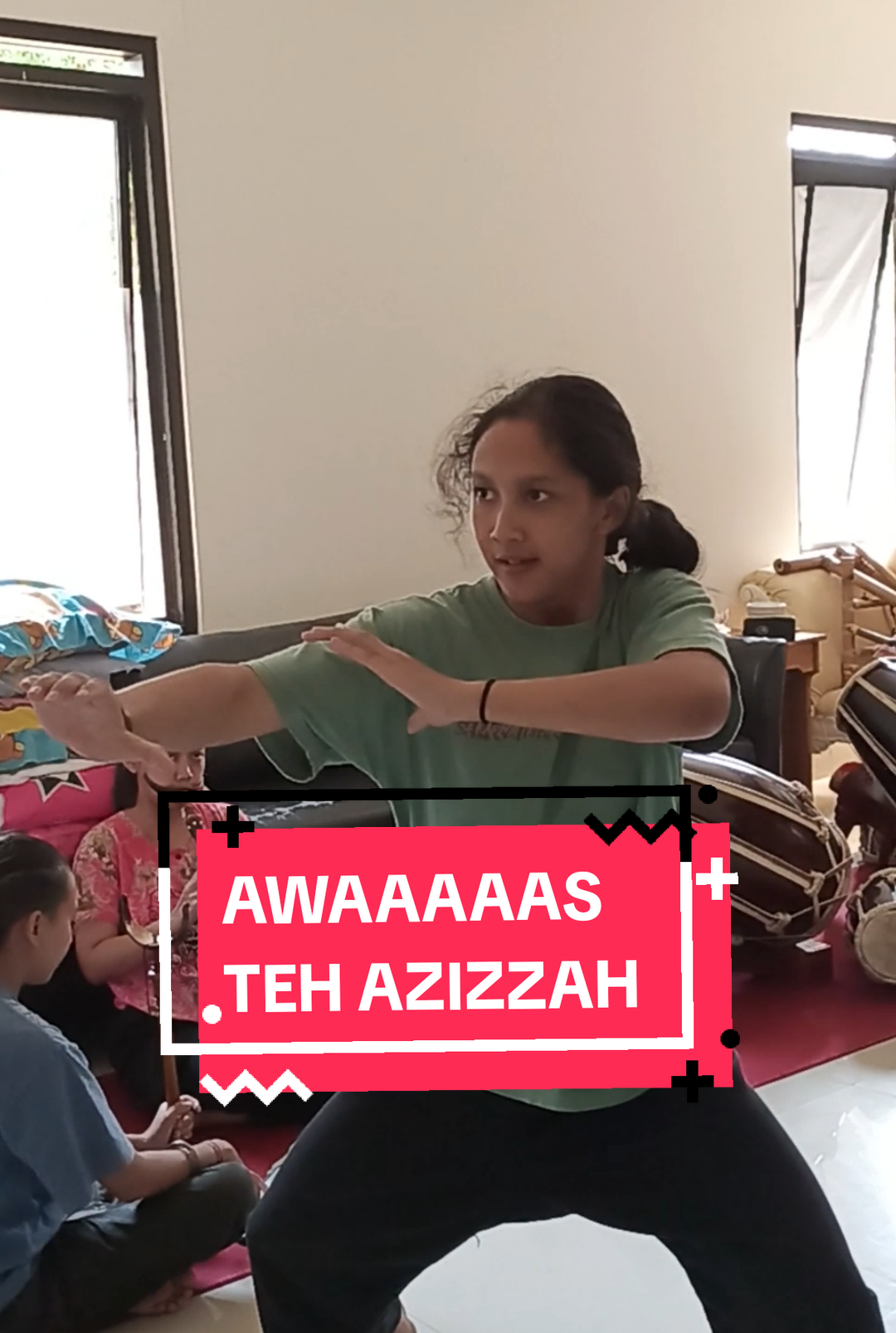 Teh Azizzah ikut latihan rutin bareng Puspa Karima 😍