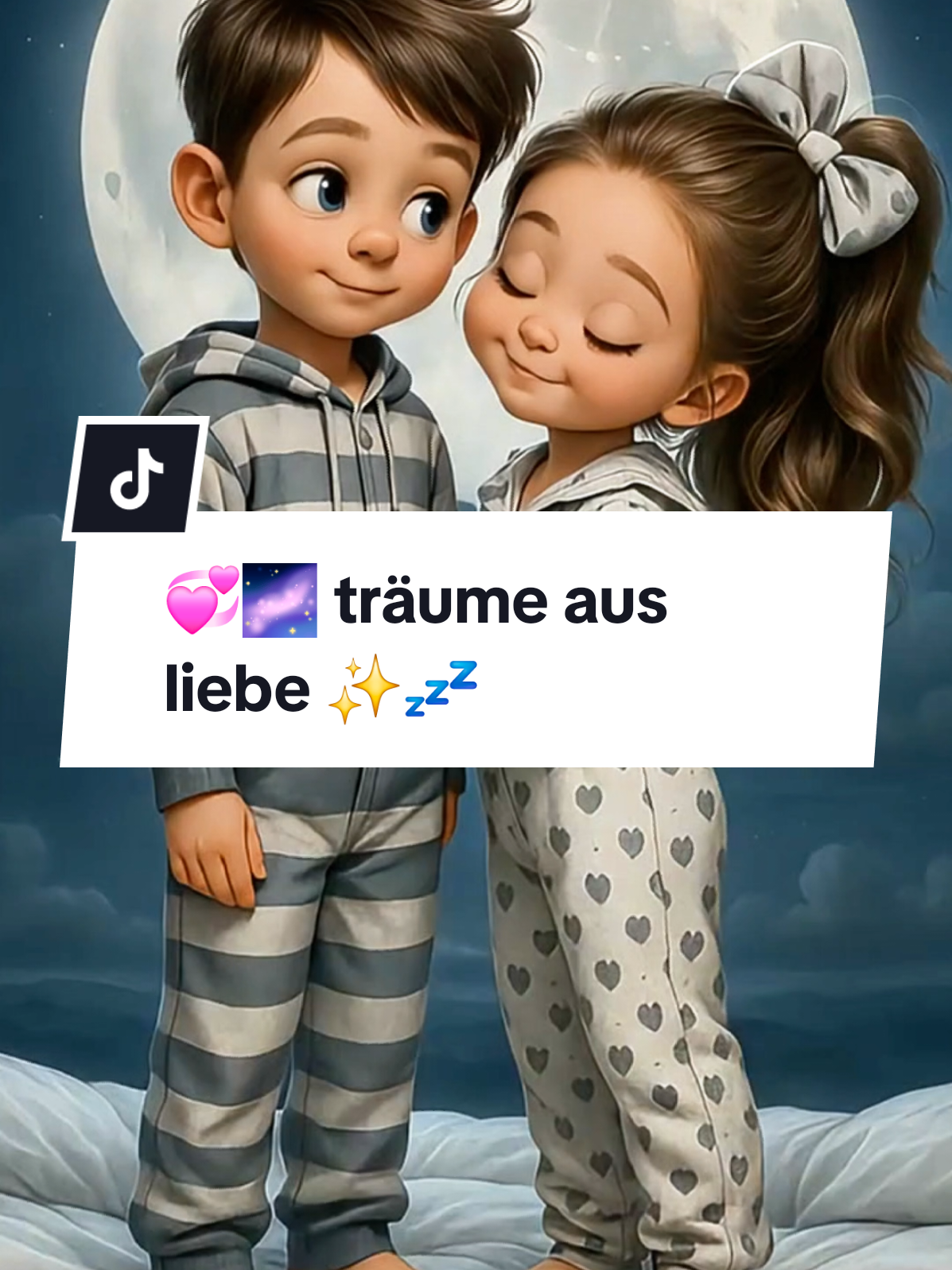 🌙💖 liebe so groß wie der himmel ✨ good night 💫 #4k #foryoupage❤️❤️ #Love #gefühle  #gutenacht 
