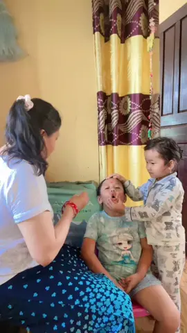 Medicine prank with my cuties 😂😂😂@Parbati_sinjali 