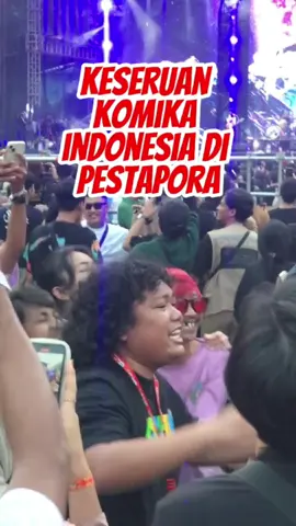 Komika Meramaikan Pestapora. #PestaporaLanjut #PestaporaUntukSemua