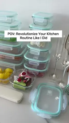 #foodstorage #foodcontainer #glassware #organizedhome #containers 