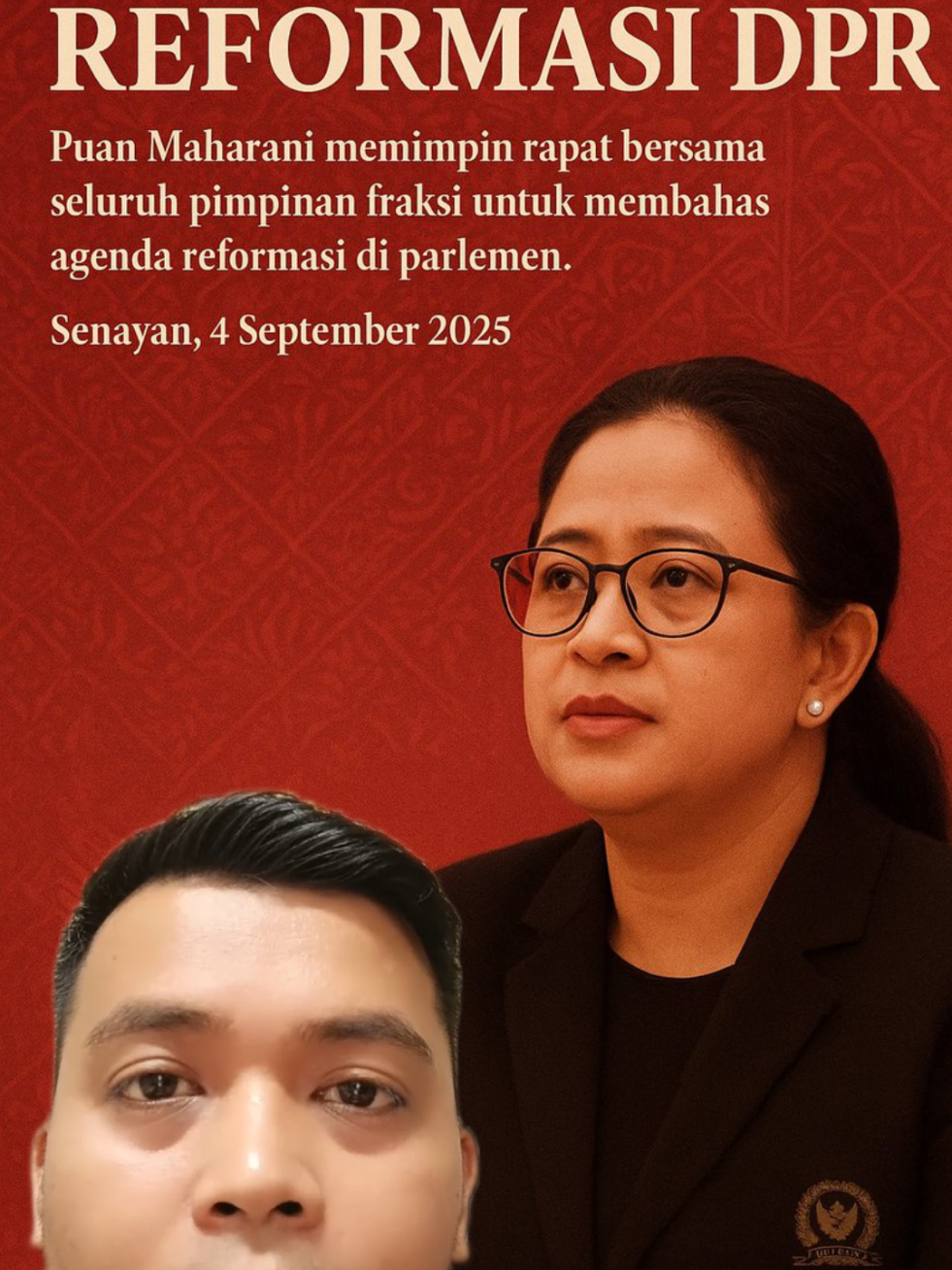 selain dari tuntutan 17+8, mungkin point yang saya sampaikan bisa di pertimbangkan juga yaa bu Ketua Lembaga Tertinggi Negara... 🙏 #dpr #tuntutanrakyat #puanmaharani 