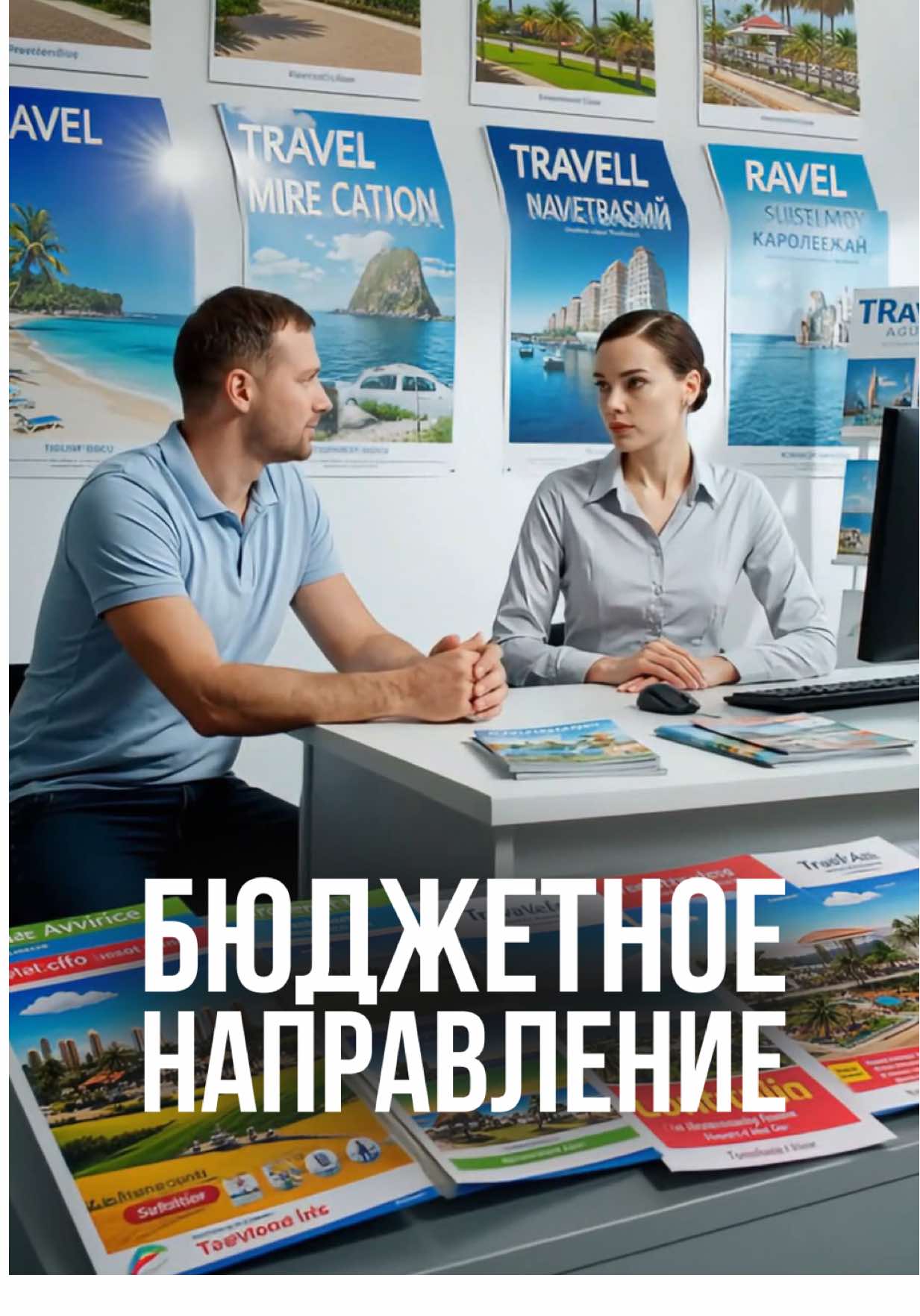 Не все направления в турагентстве одинаково радуют 🤪 #юмор #скетч #мем #ии 
