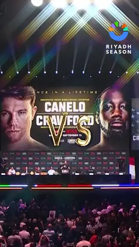 The Fight of the Century 🥊 Canelo vs Crawford 🏆#RiyadhSeasonCard, September 13, Las Vegas  Two legends enter the ring only one will claim the crown. Who will it be?  Live on Netflix 🔥