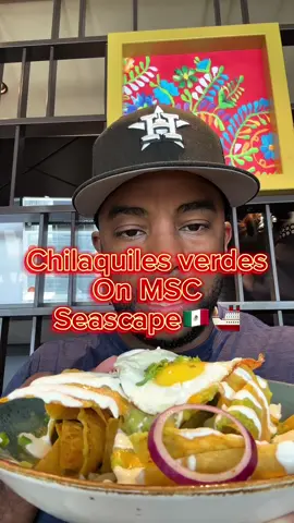 Complementary Mexican style breakfast At hola tacos on board @MSC Cruises US seascape!