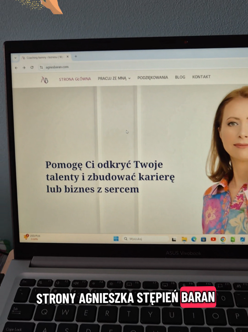 ✨ Odkryj swoje talenty i wykorzystaj je w pracy lub biznesie! Na stronie agnesbaran.com znajdziesz: 💫 Zaproszenie na bezpłatną konsultację zapoznawczą 📘 Darmowy przewodnik: 7 pytań, które odmienią Twoje życie zawodowe 🌱 Program Przebudzenie Zawodowe dla kobiet, które chcą przeorganizować swoje życie zawodowe 🔥 Program Kobieca Moc. Budowanie Biznesu z Pasją dla osób, które startują z własnym biznesem 👉 Zapisz się, skorzystaj z darmowych materiałów i zacznij działać już dziś! 🌸 Obserwuj mój profil, aby być na bieżąco i inspirować się do zmian. #kariera #kobiecybiznes #motywacjadodziałania  #rozwójosobisty #zaproszenie 