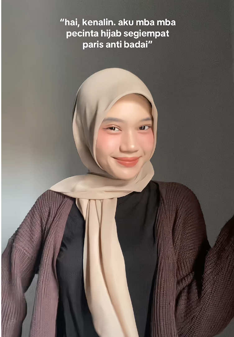 kenalin! aku mba mba pecinta hijab segiempat anti badai! salam kenal yaaa💅🏻💖 #pov #hijab #viral 