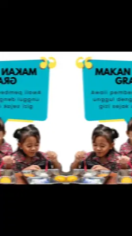Makan berigizi gratis awal pembentukan SDM unggul