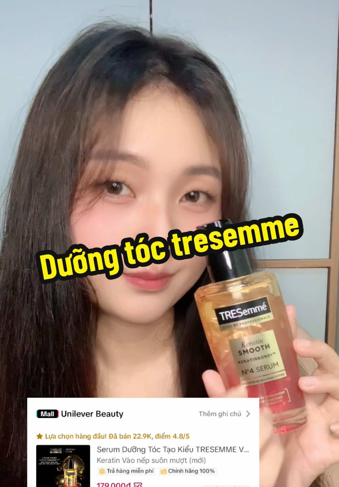 Sereum Tresemme keratin smooth #tresemme #keratinsmooth #hoptaccungunilever #gaupitpit8386 