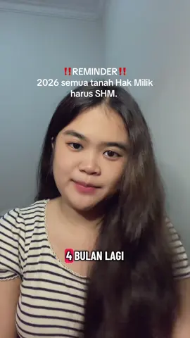 Segera ke BPN setempat.  #hukum #indonesia #fyp #agraria 