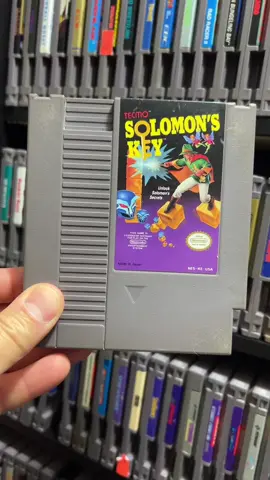 Who remembers Solomon’s Key for the Nintendo Entertainment System? Follow me, NES ADDICT for all things Nintendo NES. #solomonskey #nintendo #nes #nintendoentertainmentsystem #nesaddict #80sgamer #retrogames 